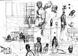 Das Pastoras - Das Pastoras - croquis - Œuvre originale