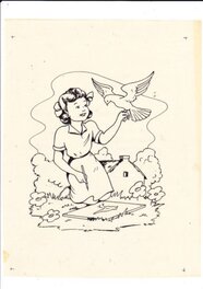 J. A. Dupuich - Sur calque - Original Illustration