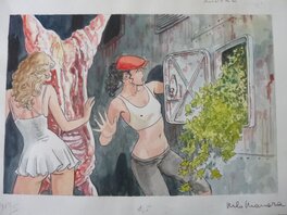 Milo Manara - Manara illustration - Original Illustration