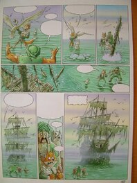 Jean-Luc Masbou - De Cape et de Crocs T2 - Masbou - Planche originale