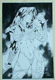 Ron Marz - Witchblade - Original Illustration