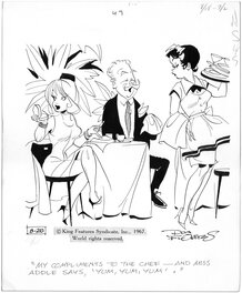 Don Flowers - Glamor Girls - Comic Strip