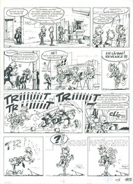Nic - Spirou & Fantasio - Les faiseurs du Silence - Page 13 - Planche originale