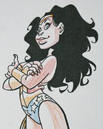 Wonder-Woman - Détail illustration couleur