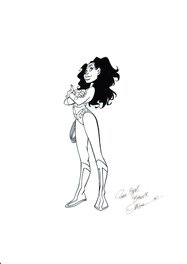 Crisse - Wonder-Woman - Illustration - Illustration originale