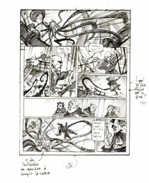Anthony Jean - La Licorne T2 Pl 36 Storyboard - Comic Strip