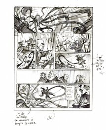 Anthony Jean - La Licorne T2 Pl 36 Storyboard - Planche originale