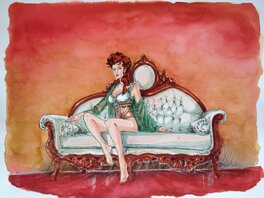 Paul Salomone - L'homme qui n'aimait pas les armes - P. Salomone - Illustration originale