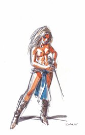 Dany - Linnah, des guerrières de Troy - Original art