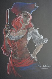 Marc-Antoine Boidin - Piratesse - Original Illustration