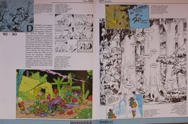 Publication dans l'histoire du Journal Spirou à l'occasion du 50ème anniversaire , chez Dupuis par T. Martens & Cie