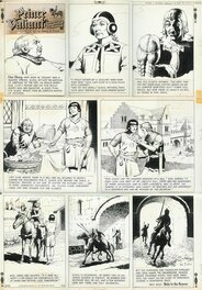 Hal Foster - Hal FOSTER: PRINCE VALIANT (9/3/67) - Planche originale