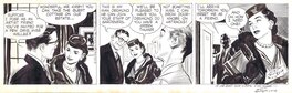 Alex Raymond - Raymond: RIP KIRBY (3/31/56) - Planche originale