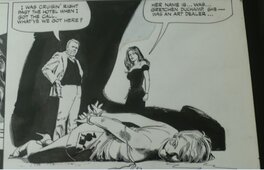 The female comic art dealer is killed. A S&M game gone too far? Or an angry comic art buyer?