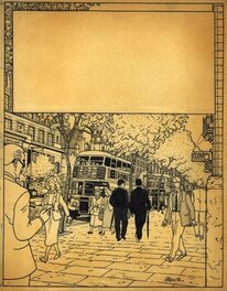 Floc'h - Le Rendez-vous de Sevenoaks title page - Planche originale