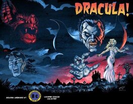 Couverture de Golden Legends 1 : Dracula, paru chez Univers Comics. Couverture de Golden Legends 1 : Dracula, paru chez Univers Comics.