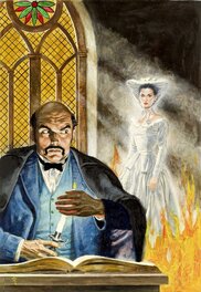 Doug Roea - Classics Illustrated cover: The Woman in White - Illustration originale