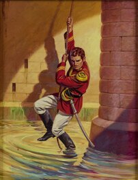 George Wilson - Classics Illustrated cover: The Prisoner of Zenda - Illustration originale