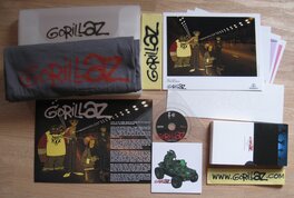 Mallette PVC pour l'annonce du premier album de GORILLAZ à la presse anglaise