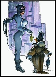 Azpiri - Catwoman - Illustration originale