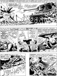 Joe Kubert - Our Army # 136 p.8 - Planche originale