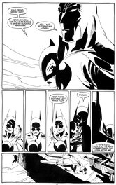 Tim Sale - Batman . Dark Victory # 1 p. 31 . - Planche originale