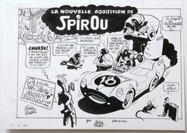 Olivier Schwartz - Une nouvelle voiture !! - Planche originale