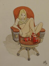 Giulio De Vita - Pin-Up - Original Illustration