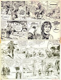 Jean Giraud - Blueberry - Le cheval de fer planche 40 - Planche originale