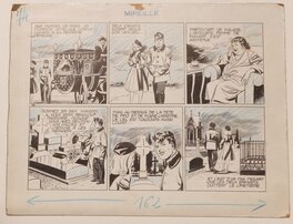 Pierre Le Guen - L'orpheline du cirque - planche mélodramatique - Planche originale