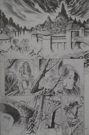 Paul Renaud - Red SONJA - Planche originale