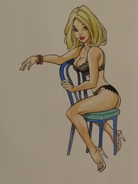 Aydin Gürsel - Pin-Up - Original Illustration