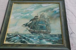 Gwendal Lemercier - Bateau - Original Illustration