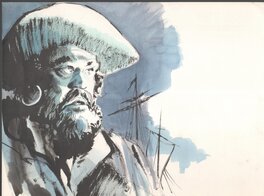 Robert Bressy - Capitaine - Illustration originale