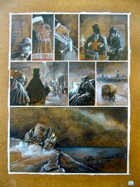 Fabrice Le Hénanff - H H Holmes 1 - Planche originale