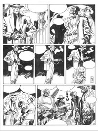 Jordi Bernet - Torpedo 1936 Adivina Quién Palma Esta Noche pg9 - Planche originale