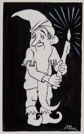 Marc Sleen - Lutin - Original Illustration