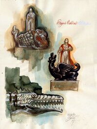 Gwendal Lemercier - Dragons1 - Original art