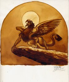 Gwendal Lemercier - Griffon - Original art