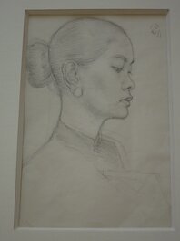 Paul Cuvelier - Huynh-Yen - Original Illustration