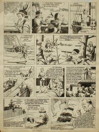 Pierre Le Goff - "Oncle Paul" Le Goff & Paape "Spirou" - Planche originale