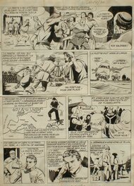 Pierre Le Goff - "Oncle Paul" Le Goff  "Spirou" - Planche originale