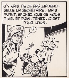 Une fleur offerte à la secrétaire du Rédacteur en chef Une fleur offerte à la secrétaire du Rédacteur en chef
