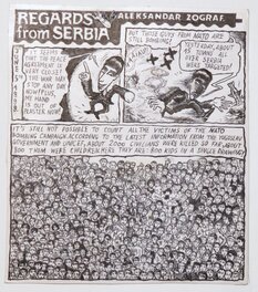 Aleksandar Zograf - Regards fromSERBIA - Planche originale