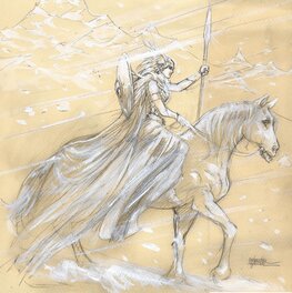 Gwendal Lemercier - Valkyrie - Original art