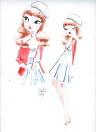 Adolie Day - La parisienne - Illustration originale