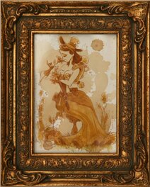 Brian Kesinger - Flower girl - Original Illustration