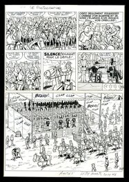 Comic Strip - Tuniques Bleues : 11 Des Bleus en noir et blanc