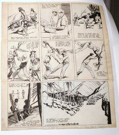 Paul Gillon - Wango - Vaillant 693 - Les pêcheries Maudites - 1958 - Planche originale