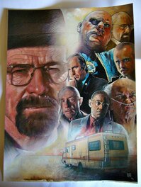 Fabrice Le Hénanff - Breaking bad - Illustration originale